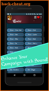 Fantasy Soundboard - Tabletop RPG Sound Effects screenshot