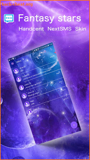 Fantasy stars Next SMS skin screenshot