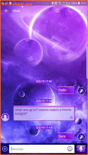 Fantasy stars Next SMS skin screenshot