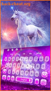 Fantasy Unicorn Keyboard screenshot