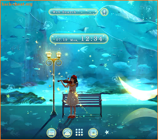 Fantasy Wallpaper Concerto under Water Theme screenshot