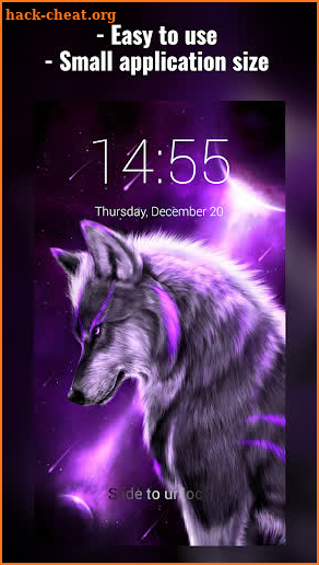 Fantasy Wolf Lock Screen screenshot