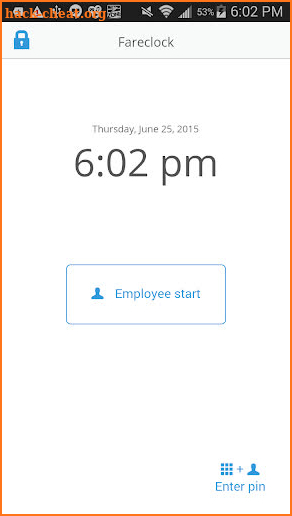 Fareclock Time Clock screenshot