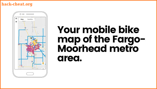 Fargo Moorhead Bike Map screenshot