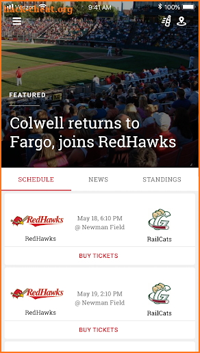 Fargo-Moorhead RedHawks screenshot