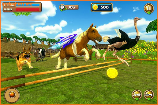 Farm Animal Racing 3D screenshot