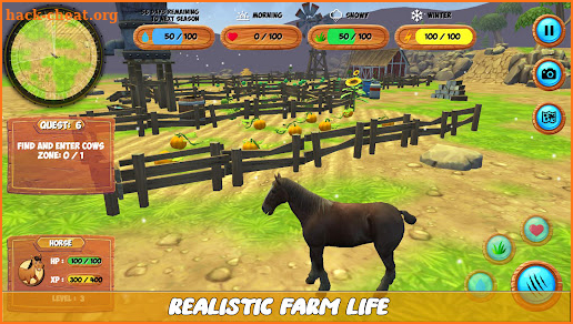 Farm Animals Horse Simulator screenshot