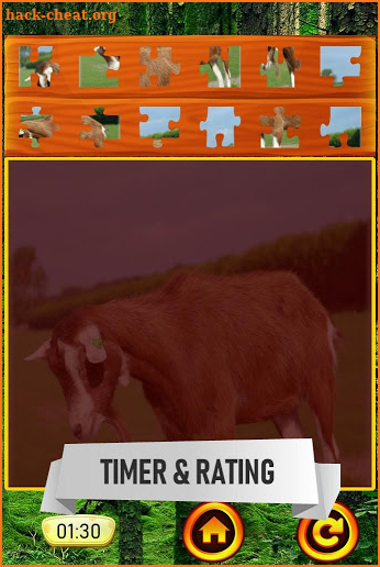 Farm Animals Jigsaw Puzzle screenshot