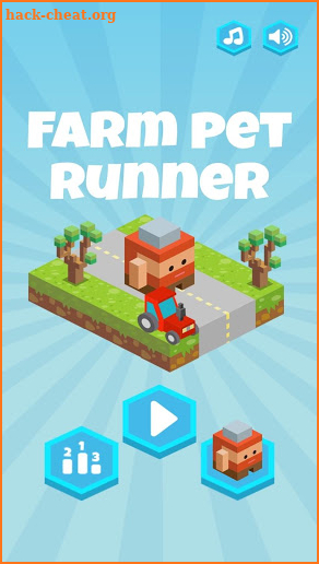 Farm Pet Runner: Classic Endless Runner video game screenshot