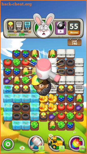Farm Raid : Cartoon Match 3 Puzzle screenshot
