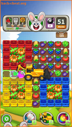 Farm Raid : Cartoon Match 3 Puzzle screenshot
