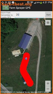 Farm Sprayer GPS screenshot