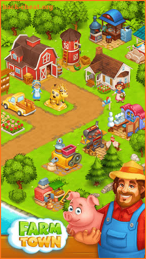 Farm Town: Happy village near small city and town screenshot