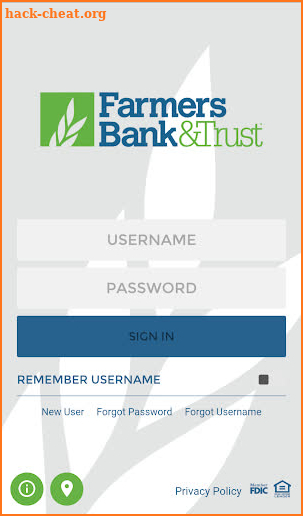 Farmers Bank & Trust screenshot