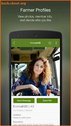 Farmers Dating Site App screenshot