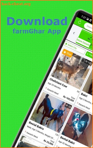 farmGhar (آن لائن مویشی منڈی) screenshot