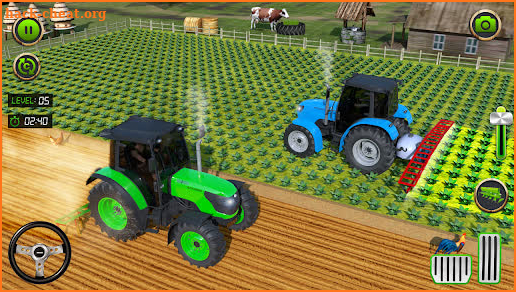 Farming Games Tractor Driving screenshot