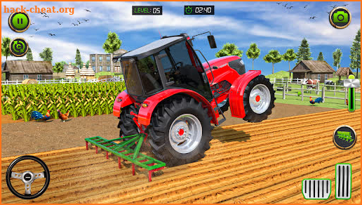 Farming Games Tractor Driving screenshot
