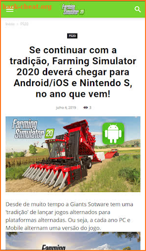 Farming Simulator 2020 (FS20) - News screenshot