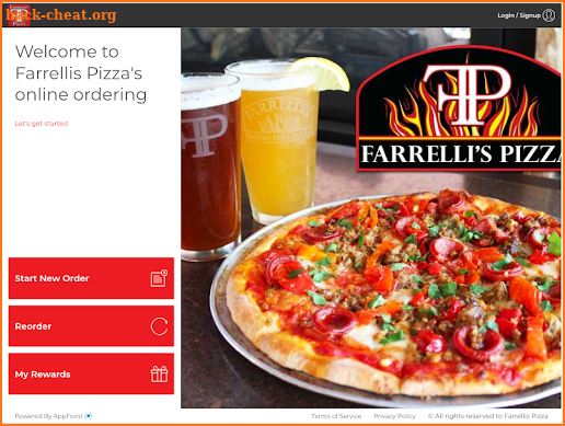 Farrelli's Pizza screenshot