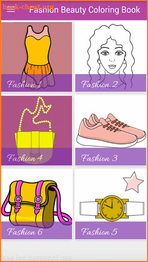 Fashion Beauty Coloring Book screenshot