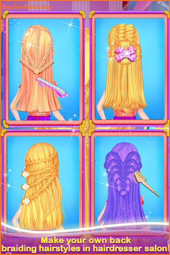 Fashion Braid Hairstyles Salon 2 - Girls Games screenshot
