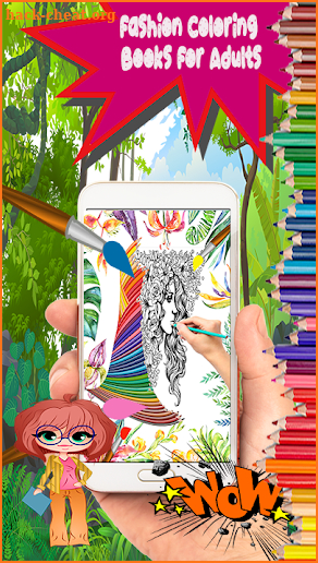 Fashion Coloring Books For Adults screenshot