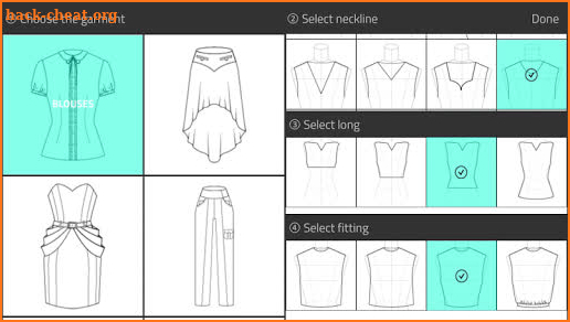 Fashion Design Flat Sketch screenshot