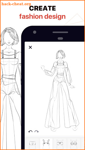 Fashion Design Sketches Book screenshot
