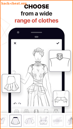 Fashion Design Sketches Book screenshot