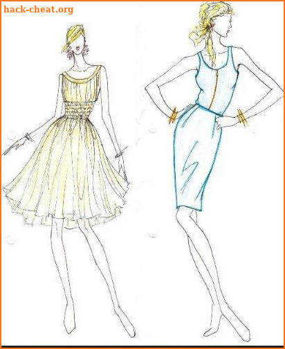 Fashion Designs Sketch screenshot