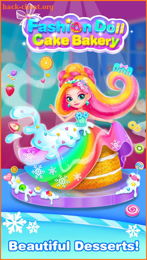 Fashion Doll Cake Maker–Chibi Dolls Dress Up Game screenshot