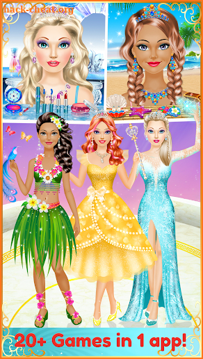 Fashion Dress Up & Makeup Girl Games screenshot