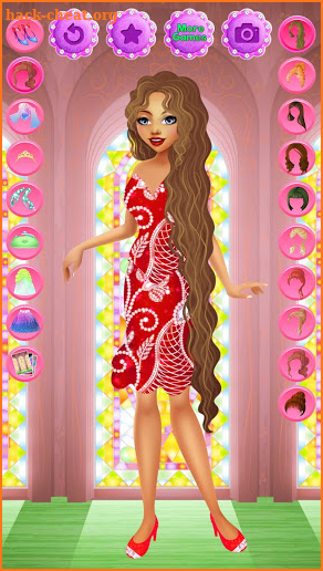 Fashion Dress up : Red carpet shiny dresses screenshot