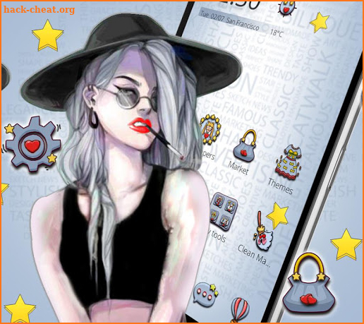 Fashion Girl Theme screenshot
