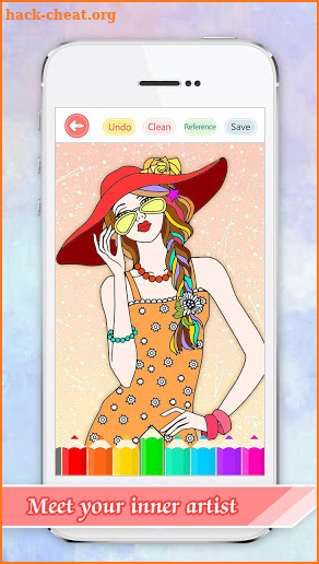 Fashion Girls Coloring Pages: Dress Up Salon screenshot