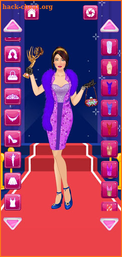 Fashion makeup dress up game screenshot