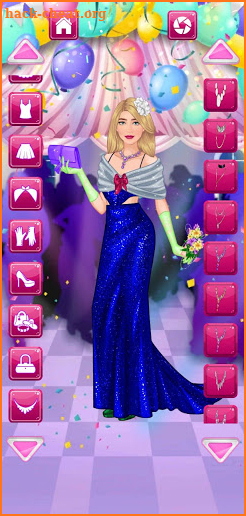 Fashion makeup dress up game screenshot