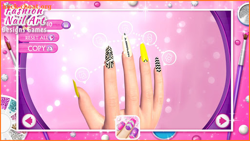 Fashion Nail Art Designs Game screenshot