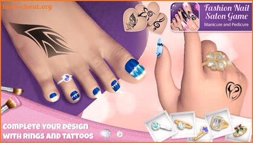 Fashion Nail Salon Game: Manicure and Pedicure App screenshot