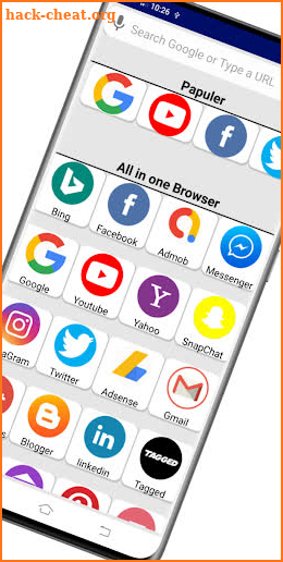 Fast: all social browser for U screenshot