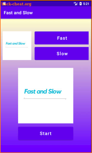 Fast and Slow screenshot