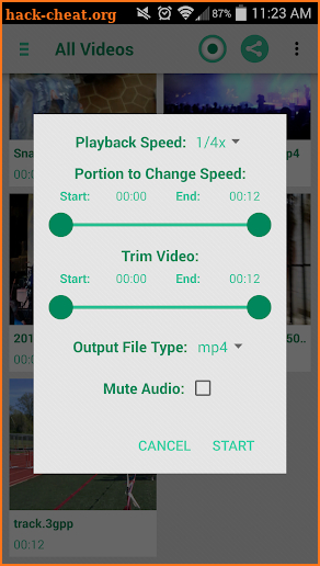 Fast & Slow Motion Video Tool screenshot