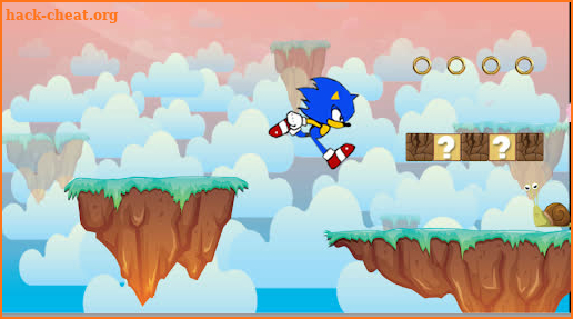 Fast Blue Runner Blue Hedgehog Dash Christmas screenshot