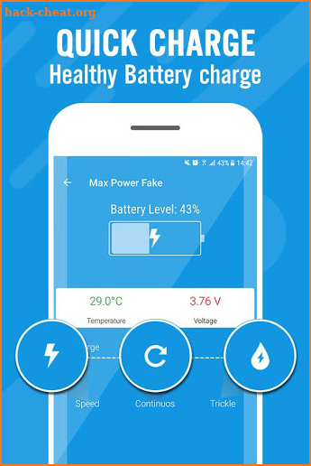Fast charger battery screenshot