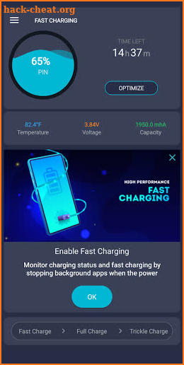 Fast charging - battery saver screenshot