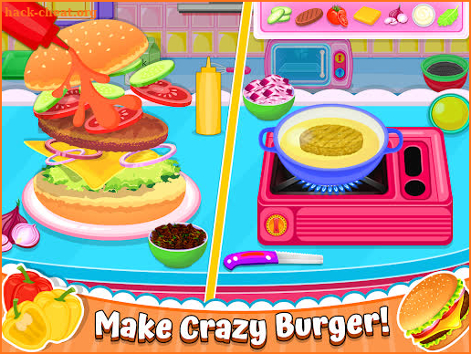 Fast food cooking games - pizza, burger, hot dog screenshot