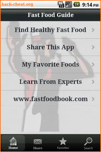 Fast Food Guide screenshot