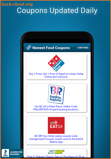 Fast Food Specials & Coupons screenshot