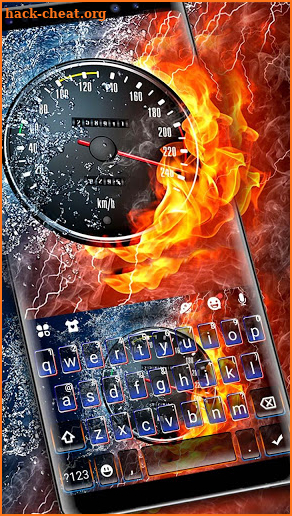 Fast Furious Speed Keyboard Theme screenshot